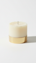 Hand-poured signature candle in ivory soy wax